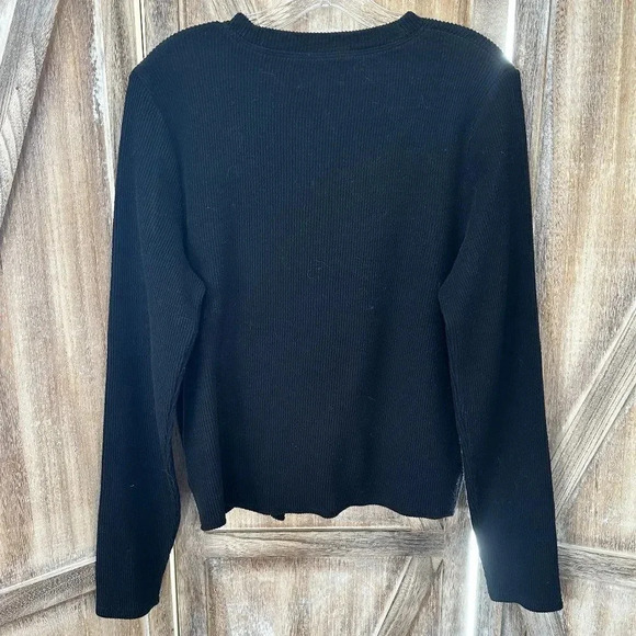 Madewell Texture & Thread Jacquard Knot-Front Top - Picture 6 of 8